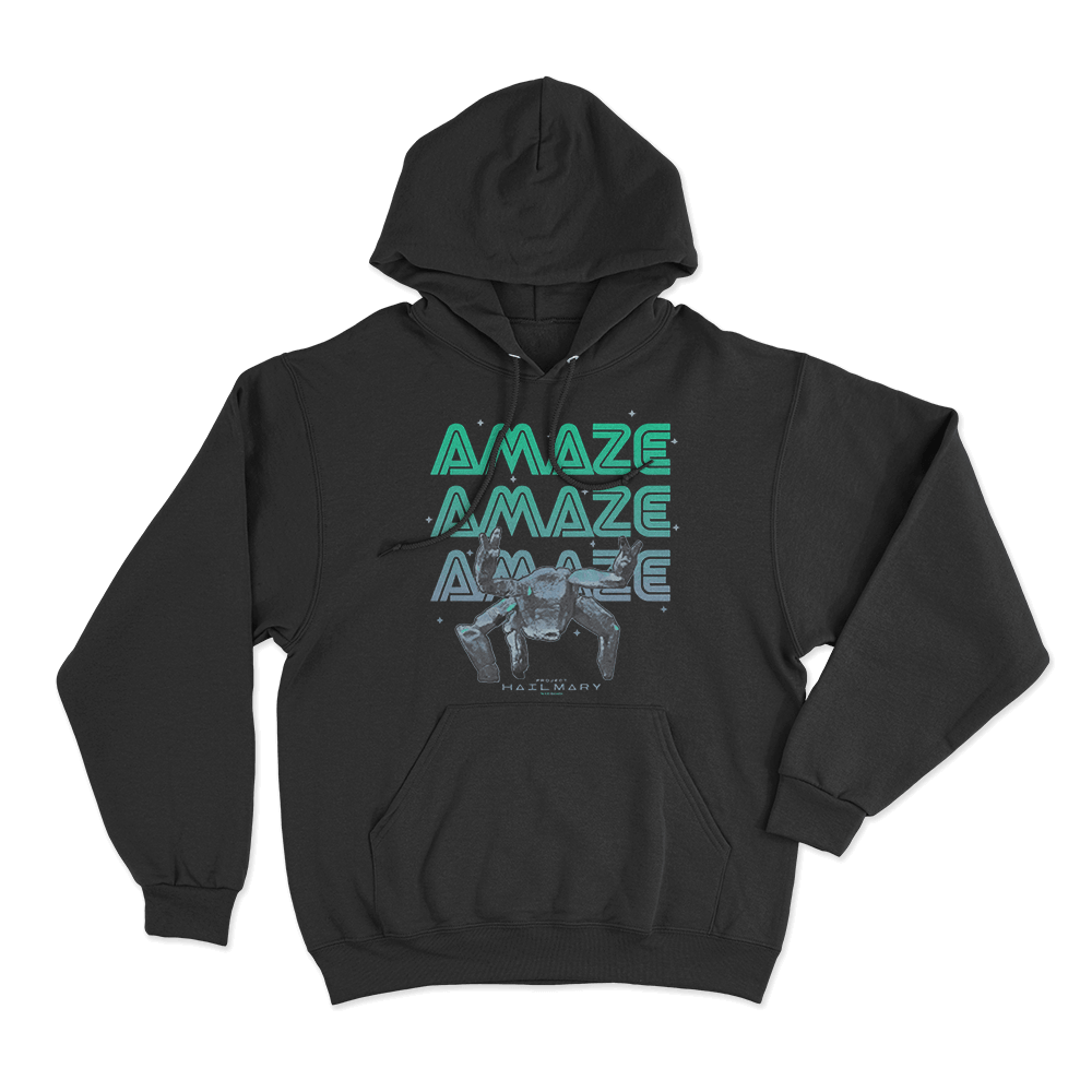Project Hail Mary Amaze Hoodie Black Project Hail Mary Amaze Hoodie Black