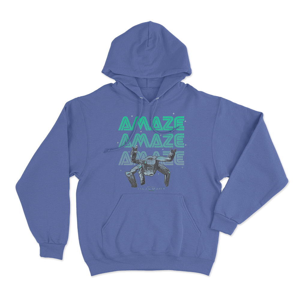 Project Hail Mary Amaze Hoodie Blue Project Hail Mary Amaze Hoodie Blue