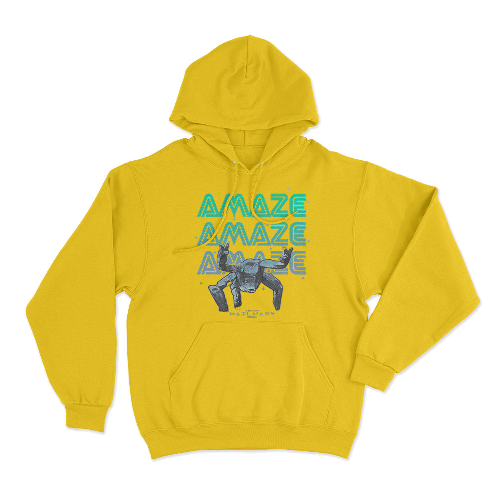 Project Hail Mary Amaze Hoodie Yellow Project Hail Mary Amaze Hoodie Yellow